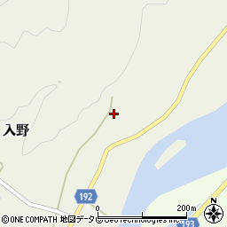 和歌山県日高郡日高川町入野658周辺の地図