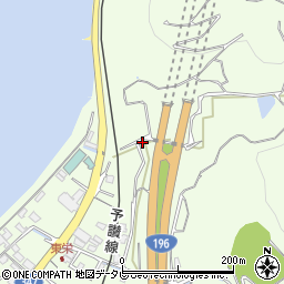 愛媛県松山市堀江町甲-2134周辺の地図
