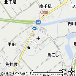 徳島県阿南市長生町大津田周辺の地図