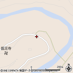 和歌山県田辺市龍神村甲斐ノ川244周辺の地図