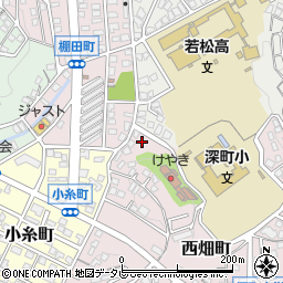 福岡県北九州市若松区西畑町9-61周辺の地図