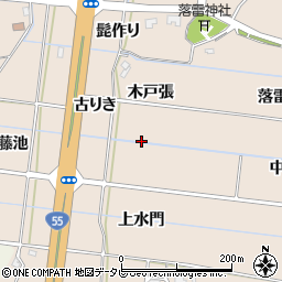 徳島県阿南市才見町周辺の地図