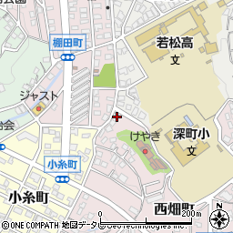 福岡県北九州市若松区西畑町9-59周辺の地図