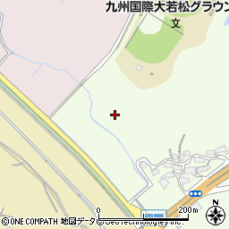 九州国際大学　大学事務局若松グランド周辺の地図