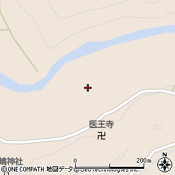 和歌山県田辺市龍神村甲斐ノ川415周辺の地図