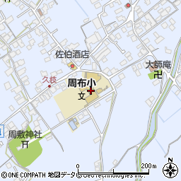 西条市立周布小学校周辺の地図