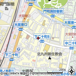福岡サイクル周辺の地図
