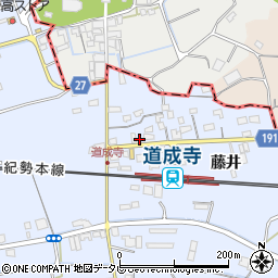 和歌山県御坊市藤田町藤井1874-1周辺の地図