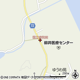 柳井病院周辺の地図