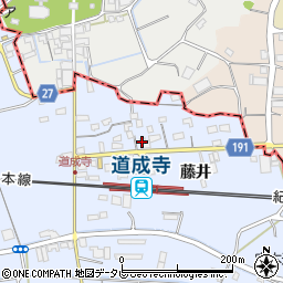 和歌山県御坊市藤田町藤井1866-6周辺の地図
