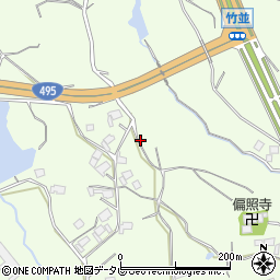 福岡県北九州市若松区竹並1464周辺の地図