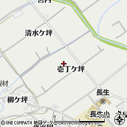 徳島県阿南市長生町壱丁ケ坪周辺の地図