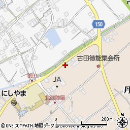 愛媛県西条市丹原町古田587-1周辺の地図