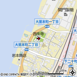 西生寺周辺の地図