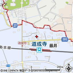 和歌山県御坊市藤田町藤井1881周辺の地図