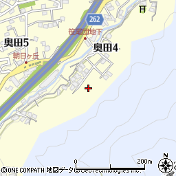 福岡県北九州市門司区奥田4丁目周辺の地図