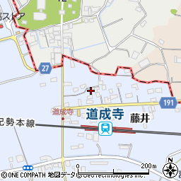 和歌山県御坊市藤田町藤井1878-5周辺の地図