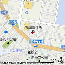 株式会社植田製作所労働組合周辺の地図