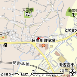 日高川町ボランティアセンター周辺の地図