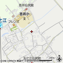 吉井分団２部周辺の地図