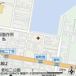 黒崎水岩運送株式会社周辺の地図