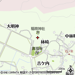 徳島県阿南市中林町林崎1周辺の地図