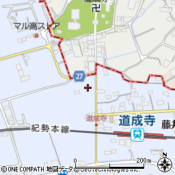 和歌山県御坊市藤田町藤井1894-1周辺の地図