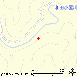 和田小屋川周辺の地図