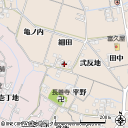徳島県阿南市才見町細田25周辺の地図
