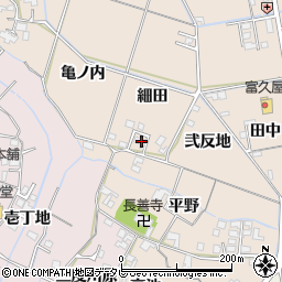 徳島県阿南市才見町細田周辺の地図