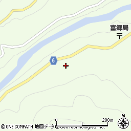 愛媛県四国中央市富郷町寒川山500周辺の地図
