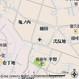 徳島県阿南市才見町細田17周辺の地図