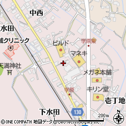 徳島県阿南市学原町居内周辺の地図