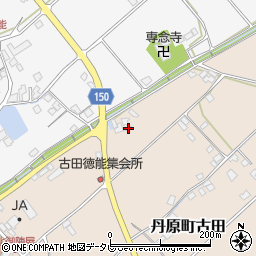 愛媛県西条市丹原町古田甲-579周辺の地図