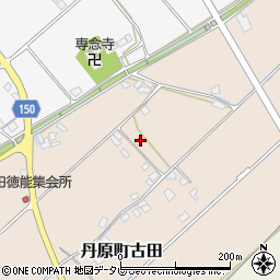 愛媛県西条市丹原町古田528-4周辺の地図