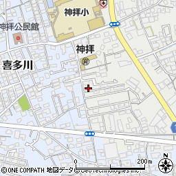 愛媛県西条市神拝甲208-8周辺の地図