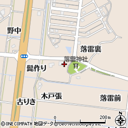 徳島県阿南市才見町髭作り周辺の地図