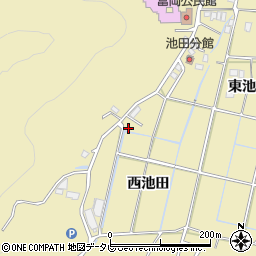 徳島県阿南市富岡町西池田18周辺の地図