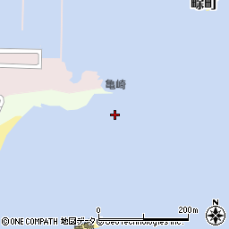 亀崎周辺の地図