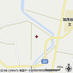 徳島県阿南市加茂町中楠周辺の地図