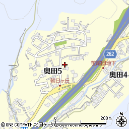 福岡県北九州市門司区奥田5丁目周辺の地図