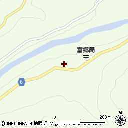 愛媛県四国中央市富郷町寒川山450周辺の地図