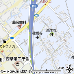 敬乗寺周辺の地図