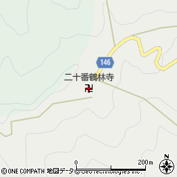 鶴林寺周辺の地図