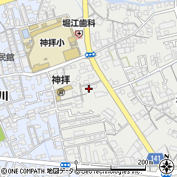 愛媛県西条市神拝甲235-2周辺の地図