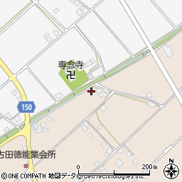 愛媛県西条市丹原町古田527周辺の地図