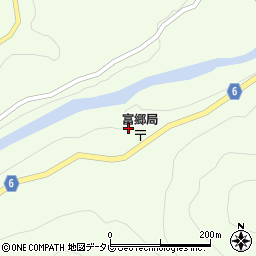 愛媛県四国中央市富郷町寒川山443周辺の地図