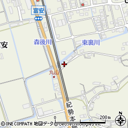 和歌山県御坊市湯川町富安1862周辺の地図
