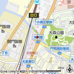 リンガーハット北九州門司店周辺の地図