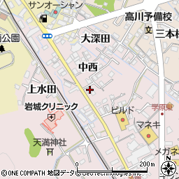 有限会社前田塗料周辺の地図